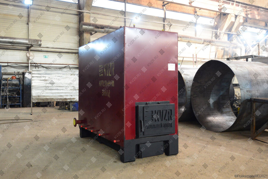 Котел водогрейный с золоуловителем