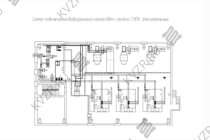 Схема подключения и монтажа водогрейного промышленного котла КВм-2,0 с ТЛПХ