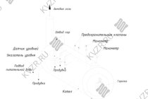 Схема парового котла Е-0.7-0.9 Гн/Гс на газу